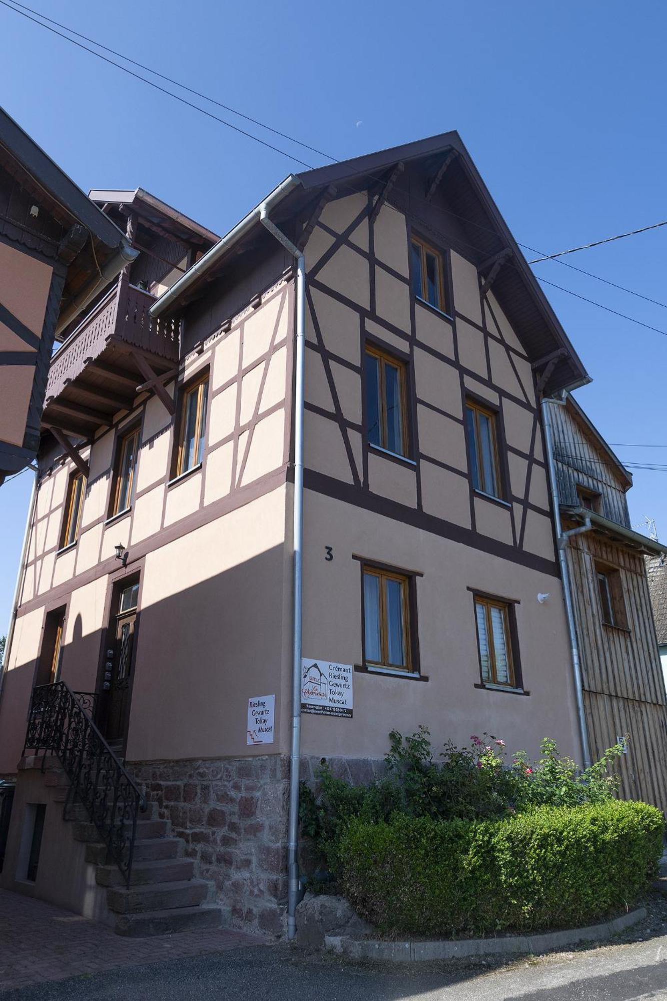 Gewurztraminer - Studio Au Pied Du Vignoble - Renove Recemment - Parking Gratuit 利克维 外观 照片